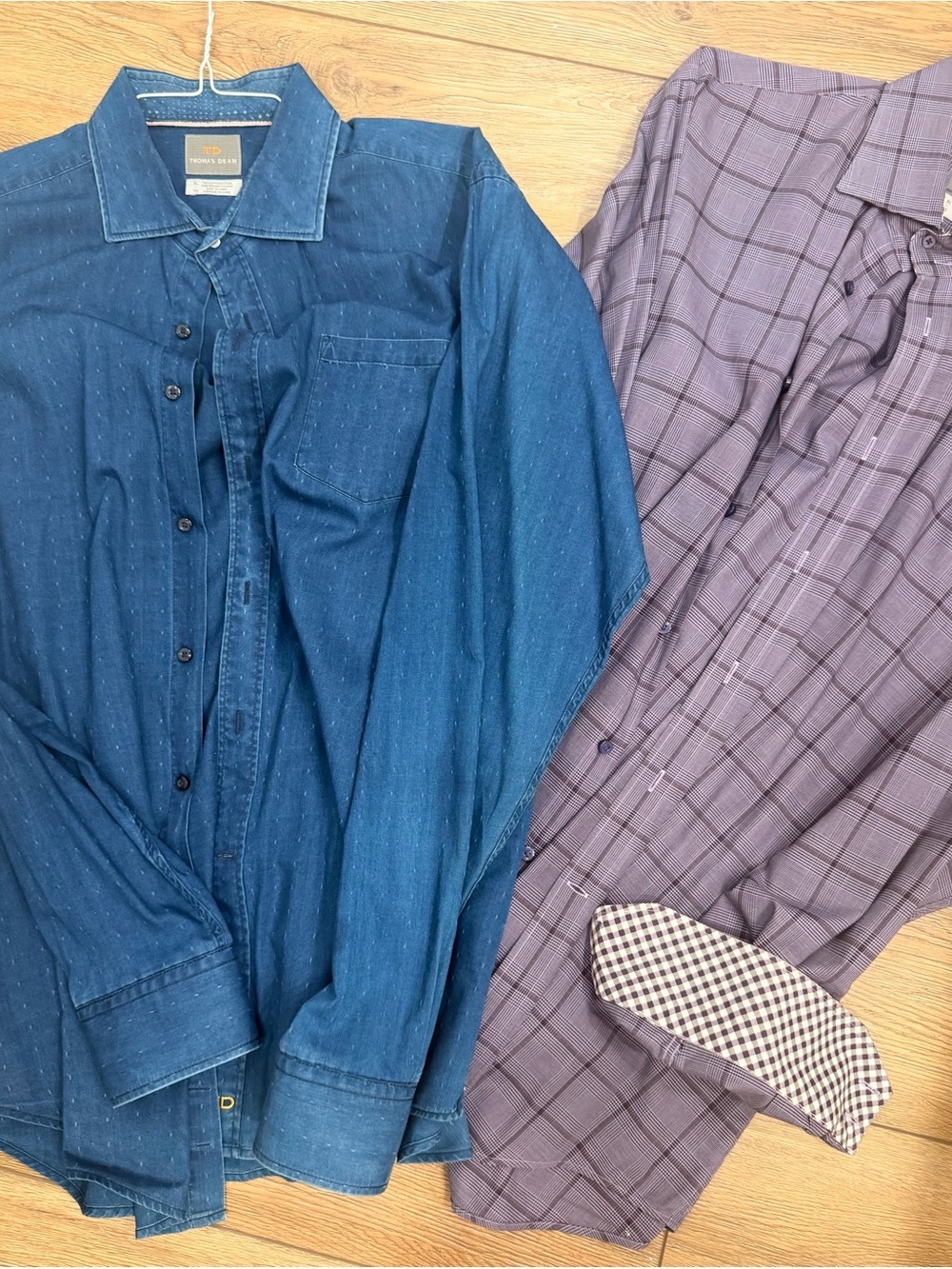 Thomas Dean 100% cotton Button-Up Shirts